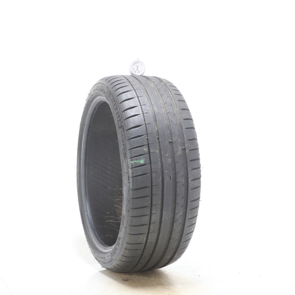 Set of (2) Used 215/40R18 Michelin Pilot Sport 4 85Y - 6.5-7.5/32 - Image 1