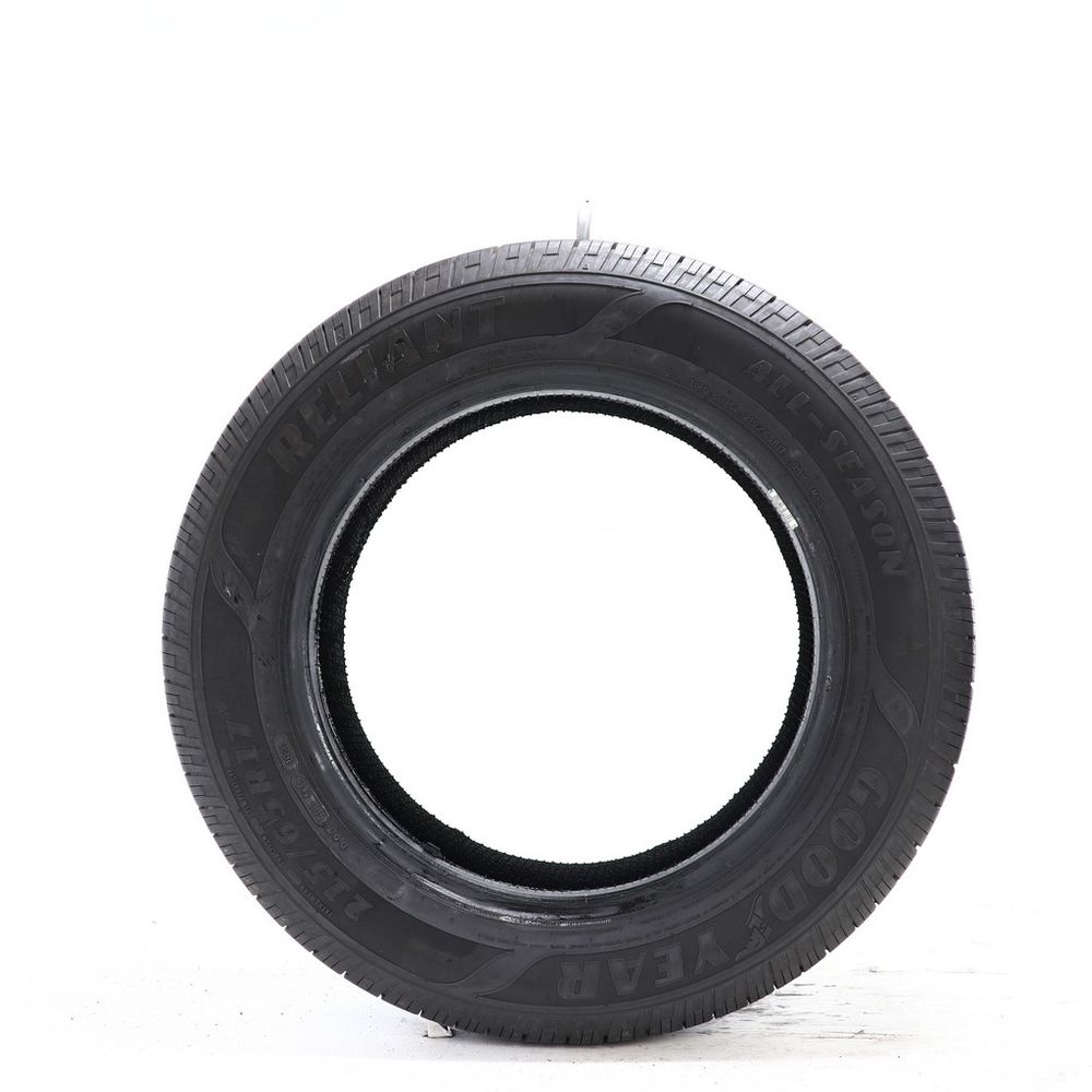 Set of (2) Used 215/65R17 Goodyear Reliant All-season 99V - 9-10/32 - Image 6