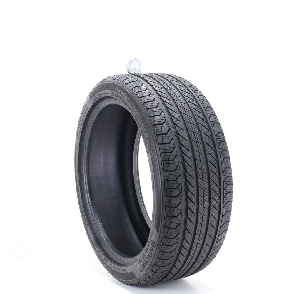 Set of (4) Used 245/40R19 Continental ProContact GX SSR MOE 98H - 6.5-8/32 - Image 1