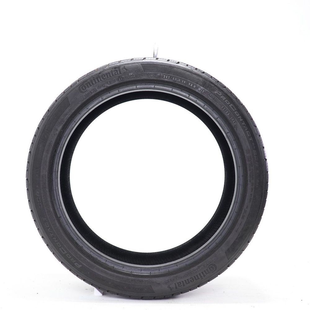 Set of (4) Used 245/40R19 Continental ProContact GX SSR MOE 98H - 6.5-8/32 - Image 6