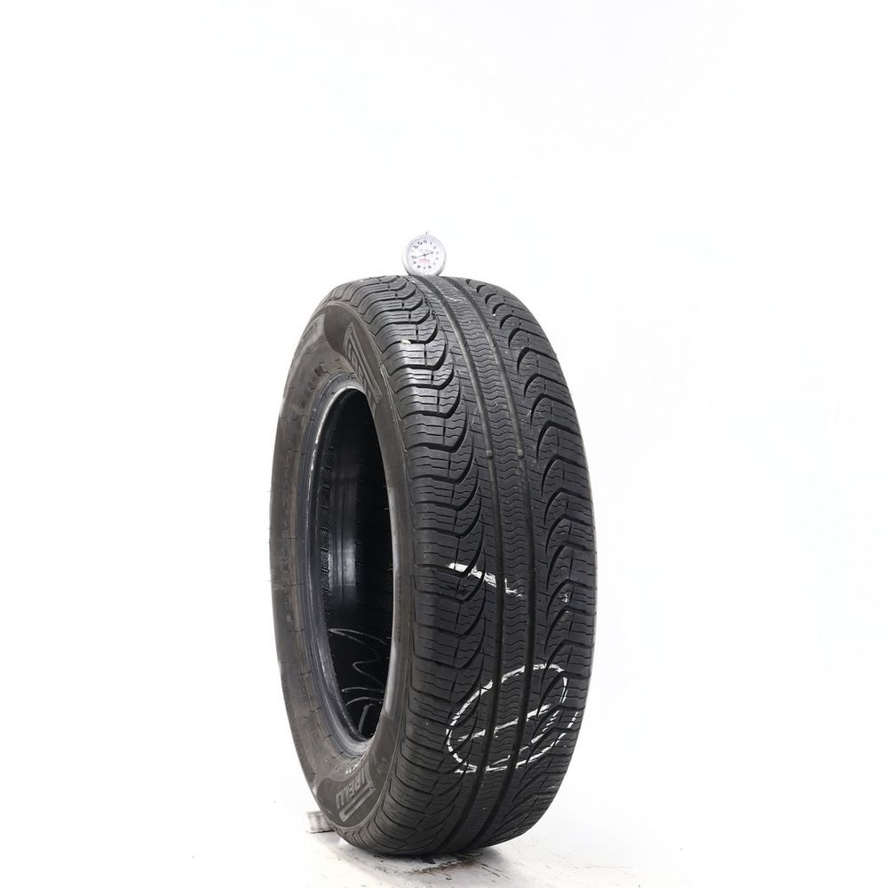 Set of (2) Used 215/60R16 Pirelli P4 Four Seasons Plus 95T - 9.5/32 - Image 1