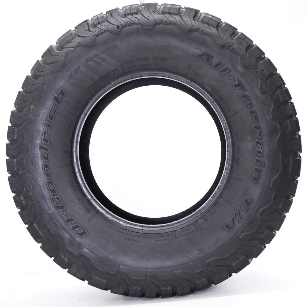 Used LT 315/70R17 BFGoodrich All-Terrain T/A KO2 113/110S C - 7.5/32 - Image 3