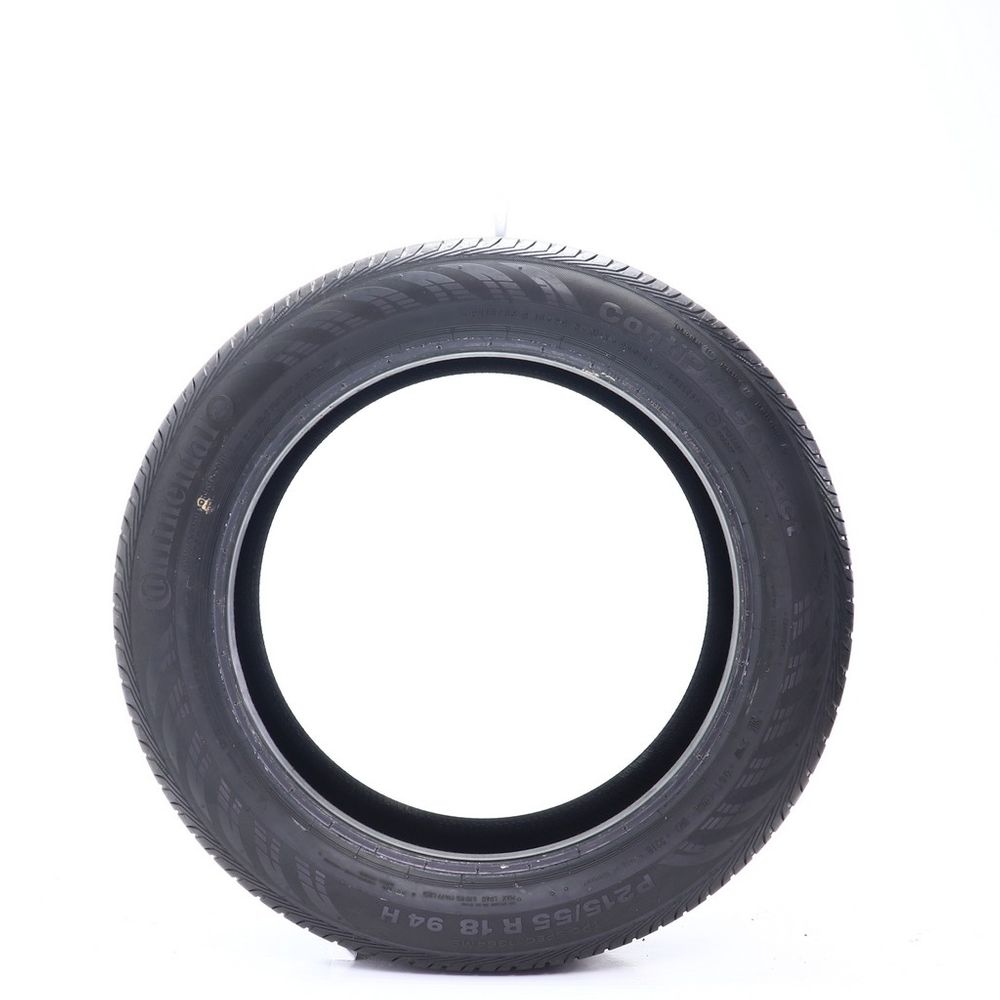 Set of (4) Used 215/55R18 Continental ContiProContact 94H - 5/32 - Image 3
