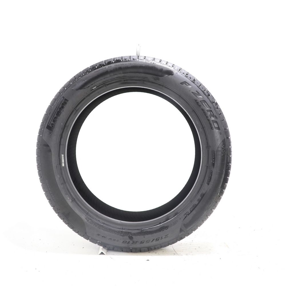Set of (2) Used 215/55R18 Pirelli P Zero VOL 99V - 5.5-6/32 - Image 3