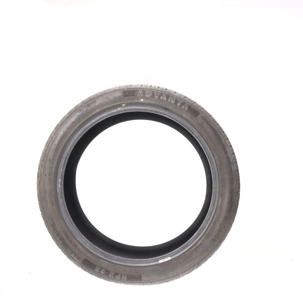 Set of (2) Used 245/40ZR19 Advanta HP Z-02 98W - 8-9/32 - Image 3
