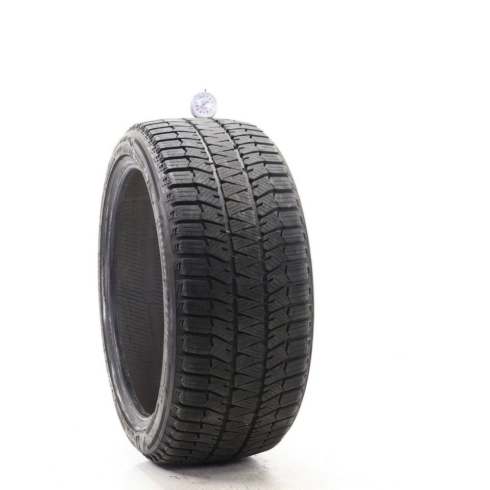 Used 245/40R18 Bridgestone Blizzak WS90 Studless 97H - 9/32 - Image 1