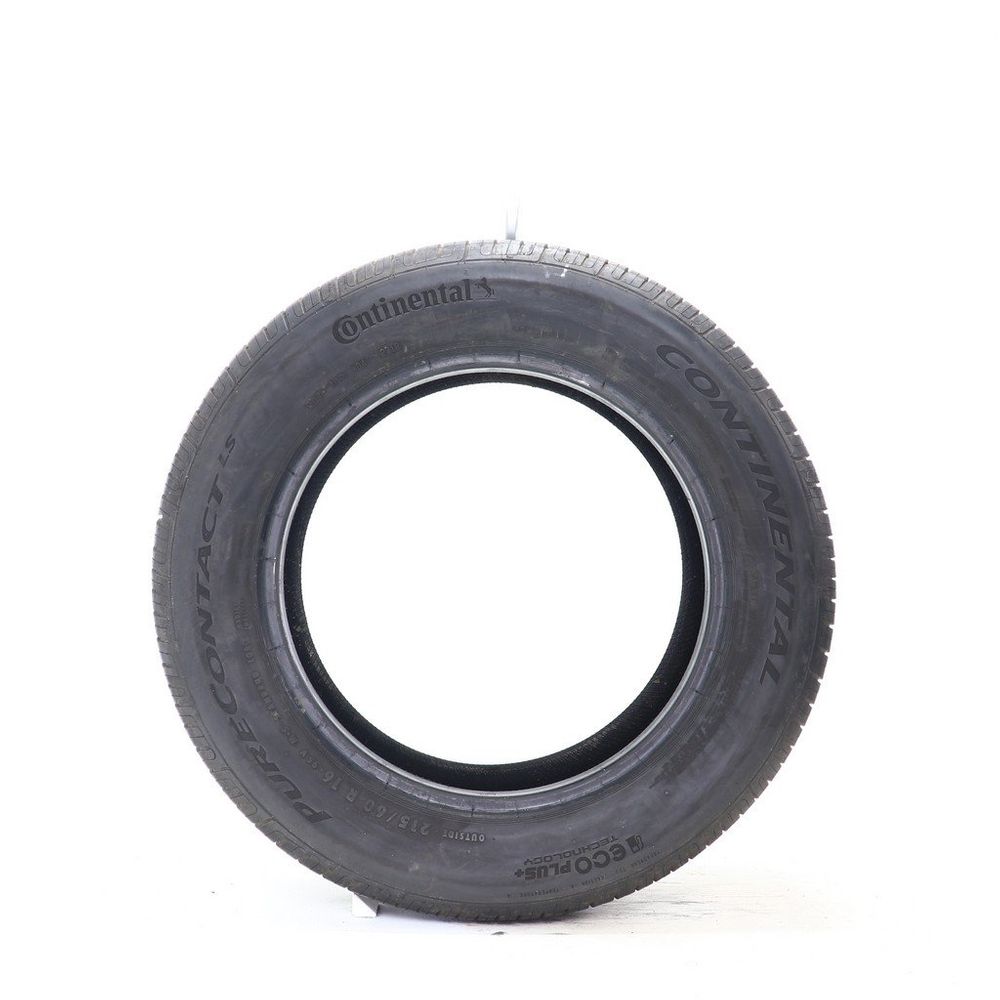 Set of (2) Used 215/60R16 Continental PureContact LS 95V - 8/32 - Image 3