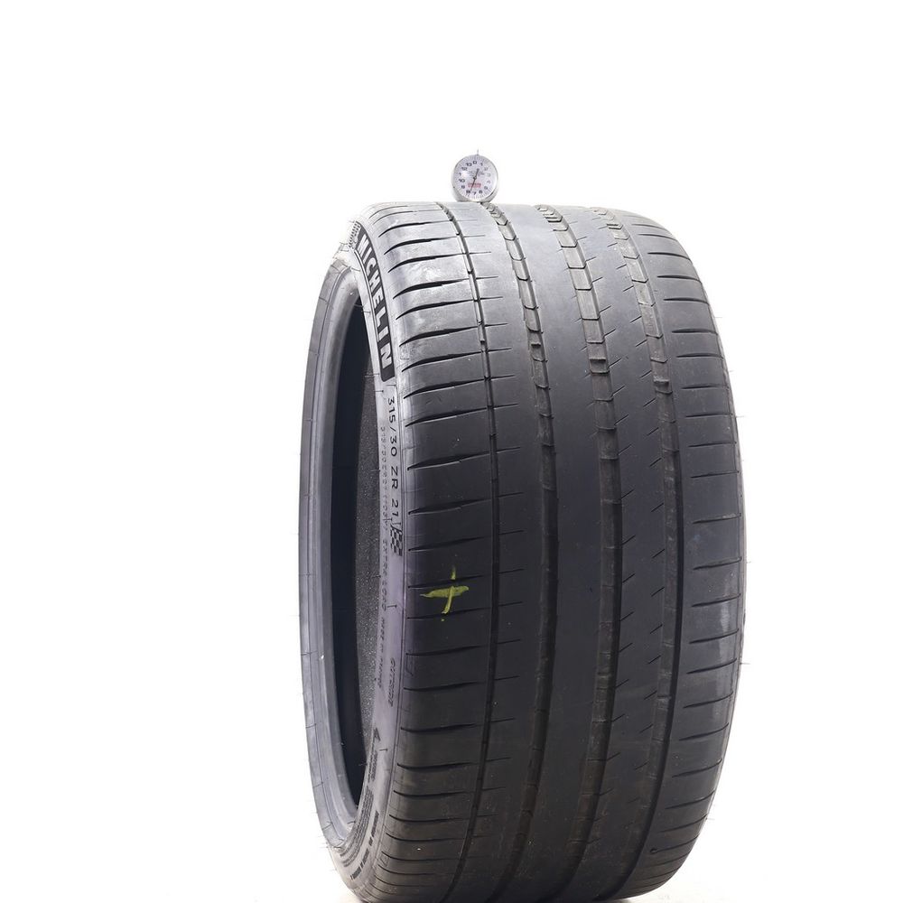 Set of (2) Used 315/30ZR21 Michelin Pilot Sport 4 S MO1 Acoustic 105Y - 7.5-9/32 - Image 1