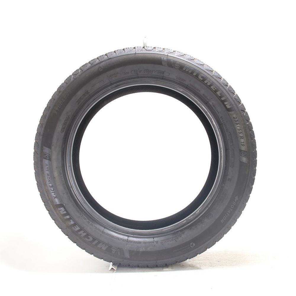 Set of (2) Used 235/55R19 Michelin X-Ice Snow SUV 105H - 7.5-9/32 - Image 6