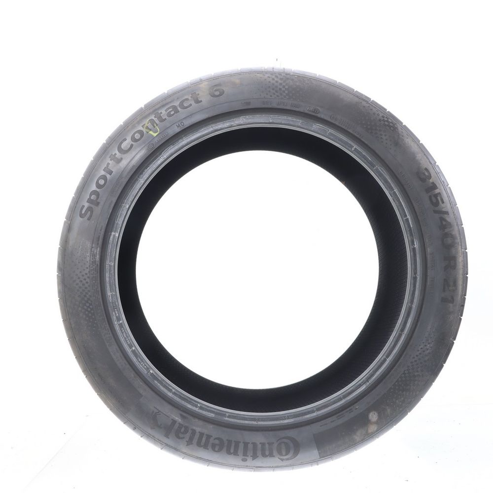 Used 315/40R21 Continental SportContact 6 MO 111Y - 5/32 - Image 3