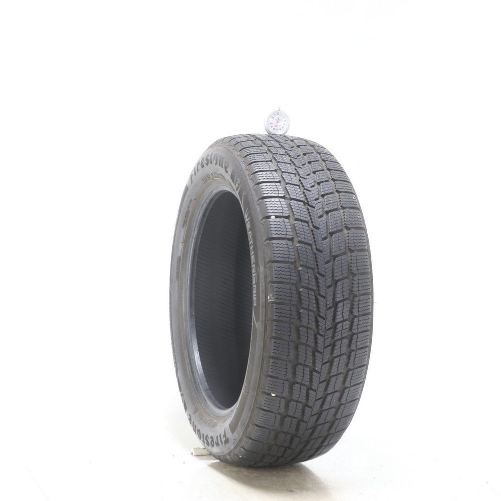 Set of (2) Used 215/55R17 Firestone WeatherGrip 94V - 7/32 - Image 1