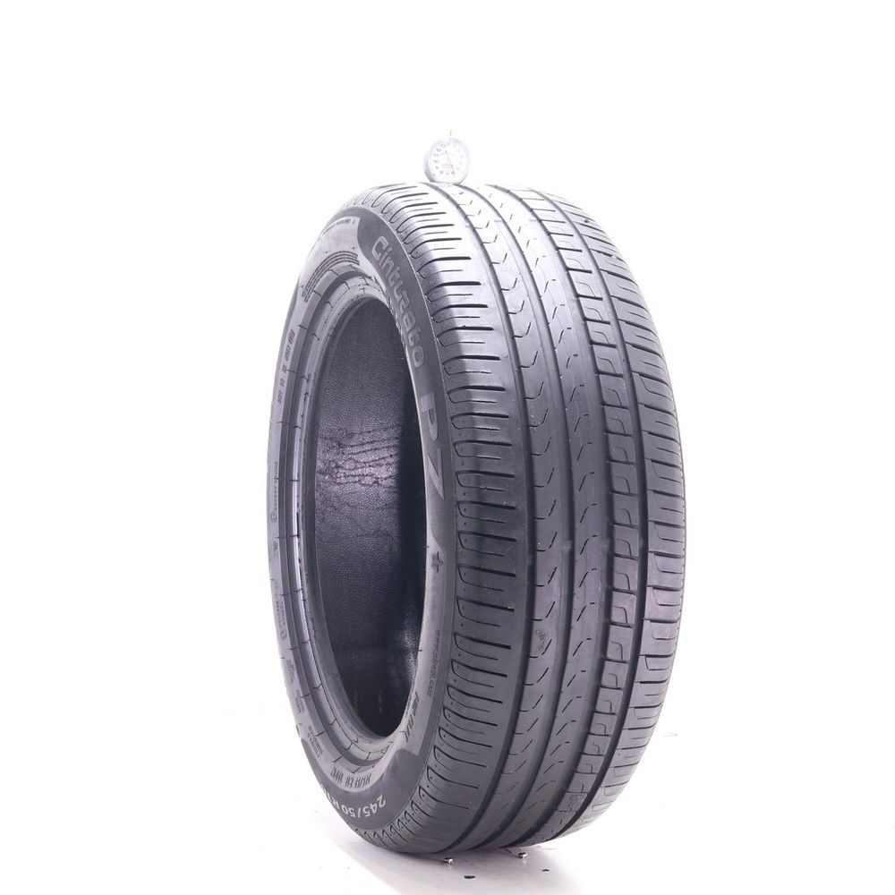 Used 245/50R18 Pirelli Cinturato P7 Run Flat 100W - 6/32 - Image 1