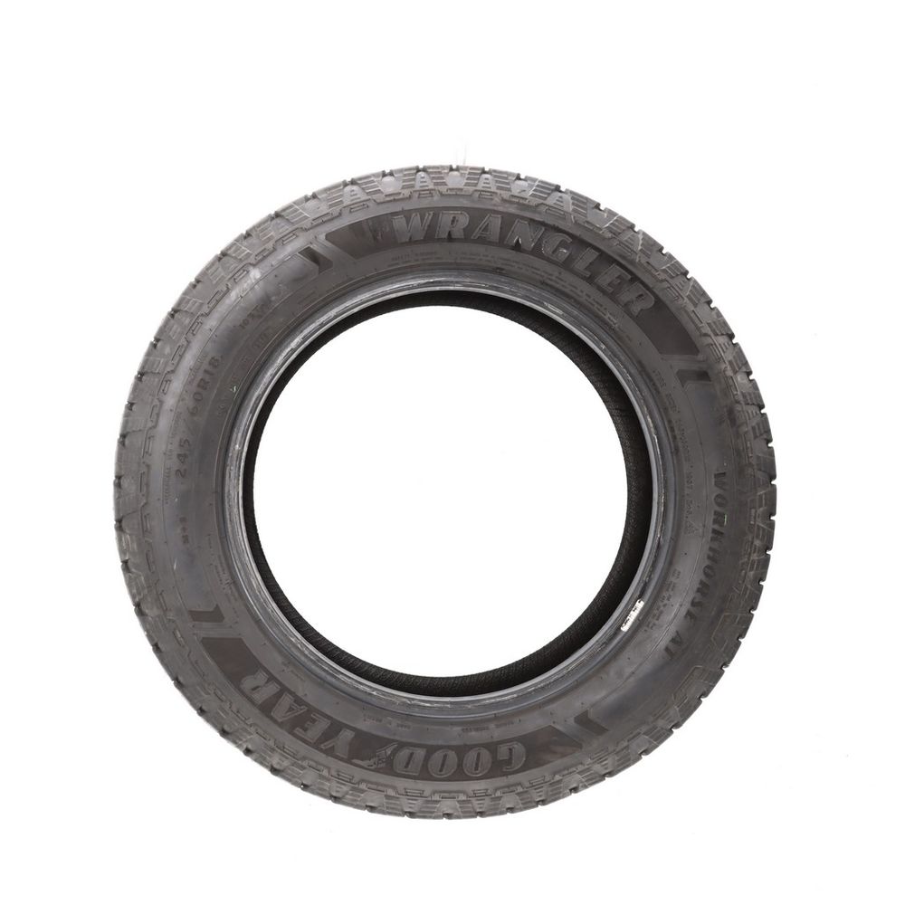 Set of (2) Used 245/60R18 Goodyear Wrangler Workhorse AT 105T - 8.5-9.5/32 - Image 6
