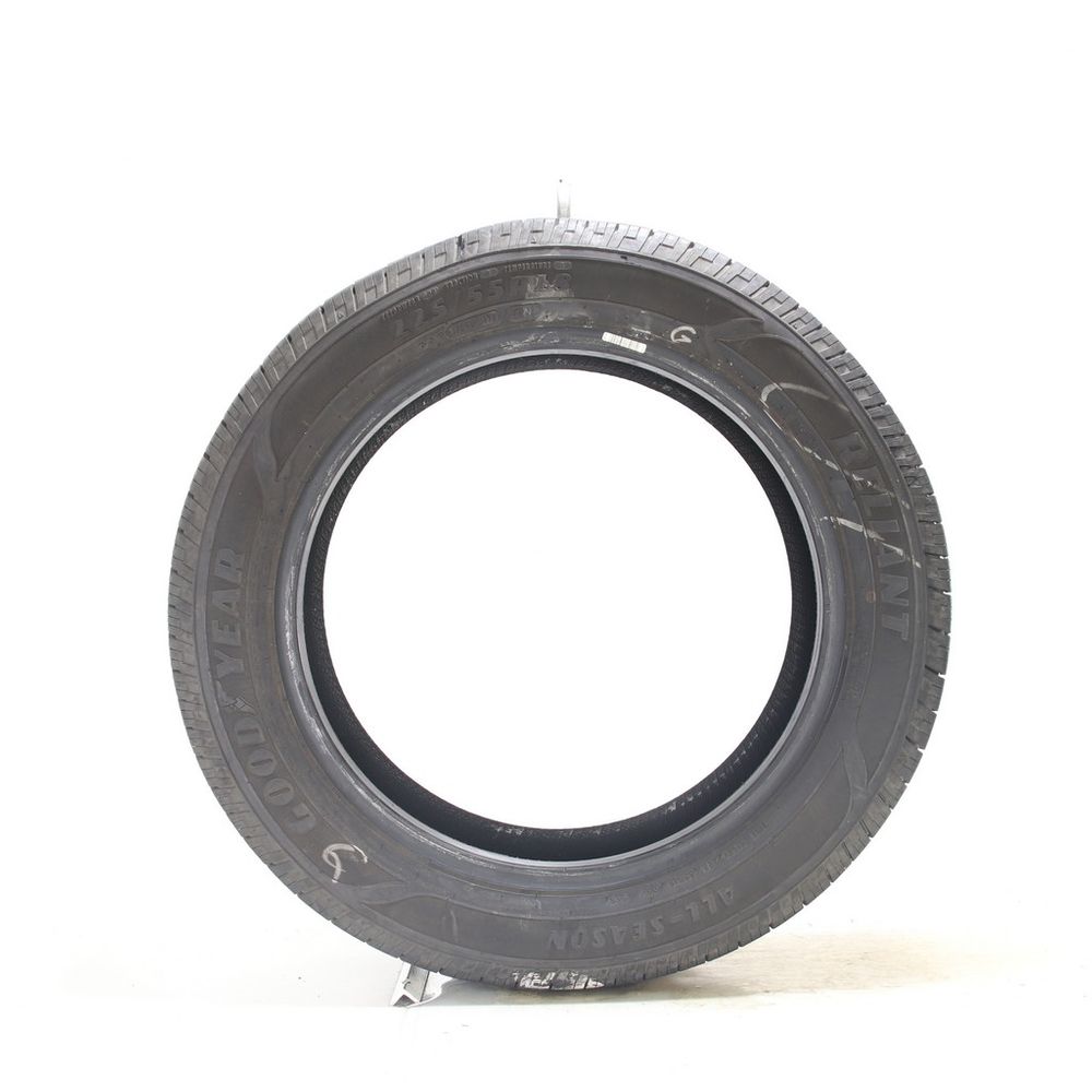 Set of (4) Used 225/55R18 Goodyear Reliant All-season 98V - 8.5-10/32 - Image 3