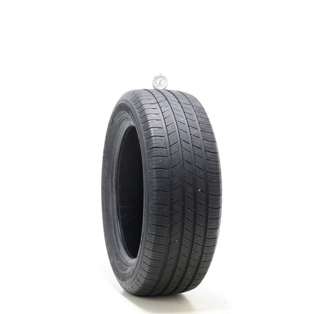 Set of (2) Used P 225/55R17 Michelin Defender 97T - 8/32 - Image 1