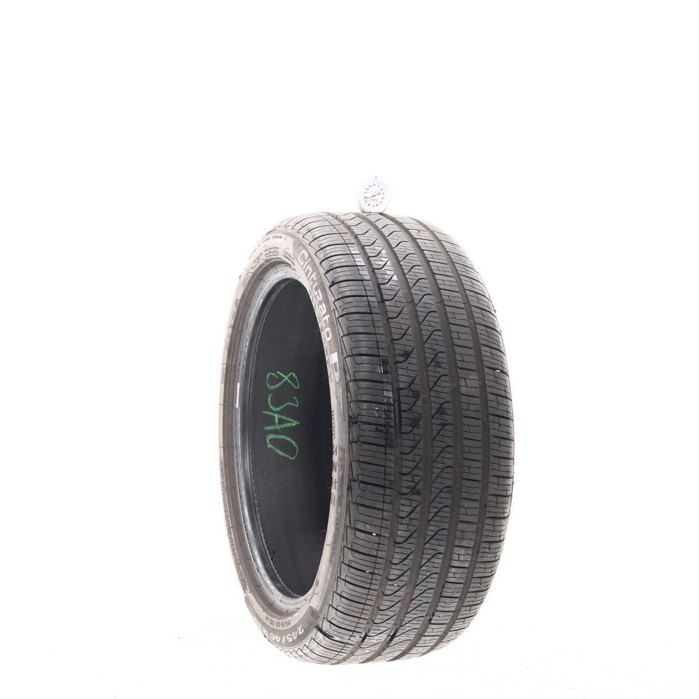 Set of (2) Used P 245/40R18 Pirelli Cinturato P7 AO 93H - 8-9.5/32 - Image 4