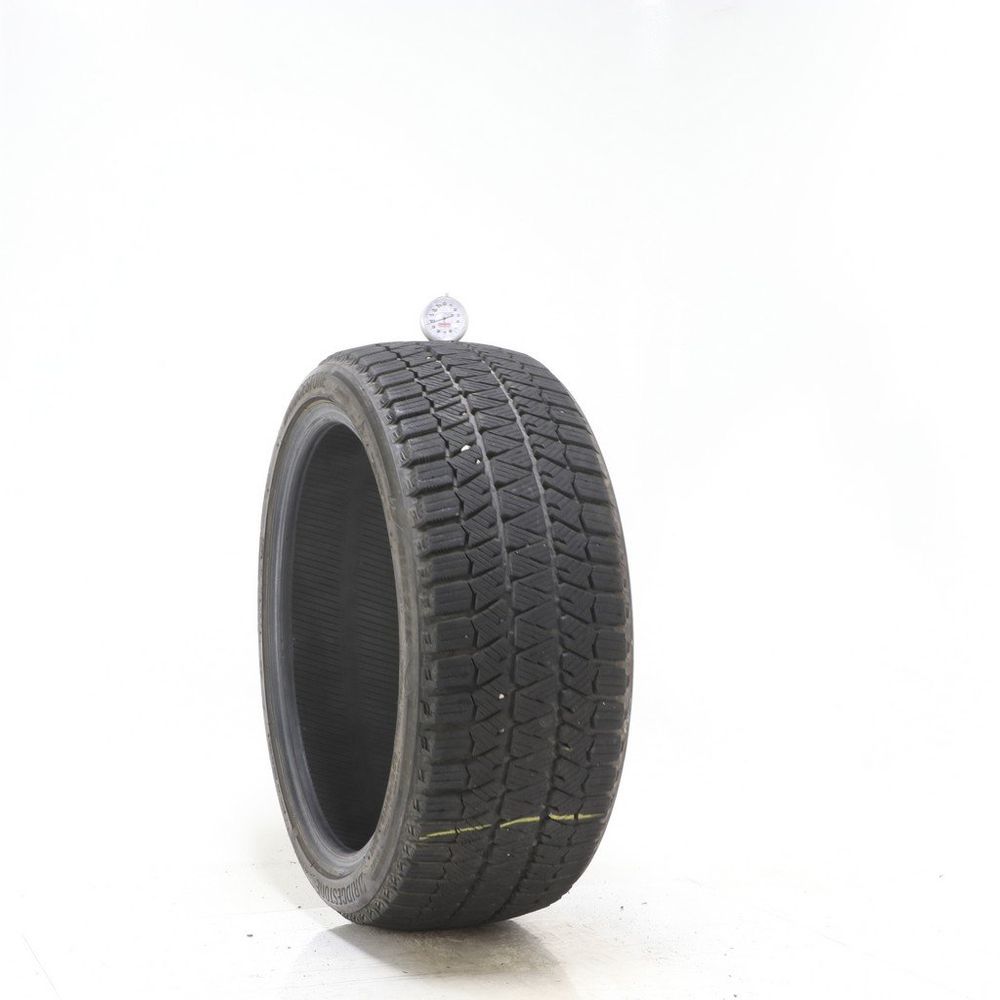 Set of (2) Used 225/40R18 Bridgestone Blizzak WS90 Studless 92H - 9.5-10/32 - Image 1