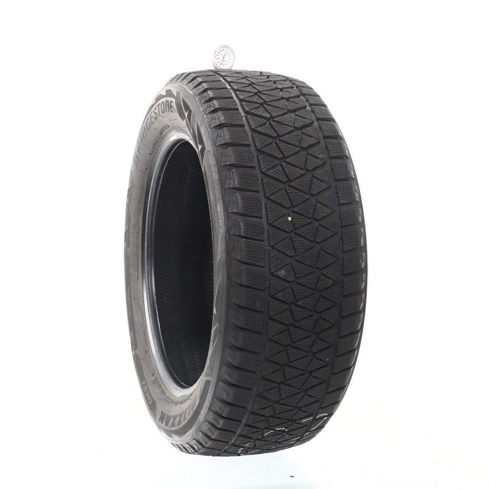 Set of (2) Used 275/55R20 Bridgestone Blizzak DM-V2 117T - 7.5-8/32 - Image 1
