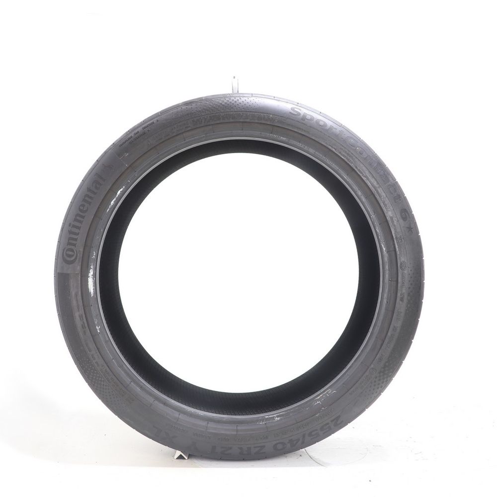 Set of (2) Used 255/40ZR21 Continental SportContact 6 102Y - 6-6.5/32 - Image 6