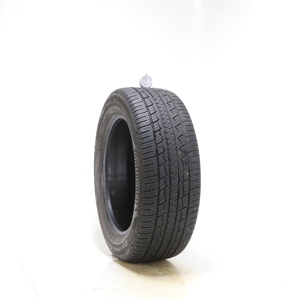Set of (2) Used 225/55R17 Continental ControlContact Tour A/S Plus 97H - 6.5-8/32 - Image 1
