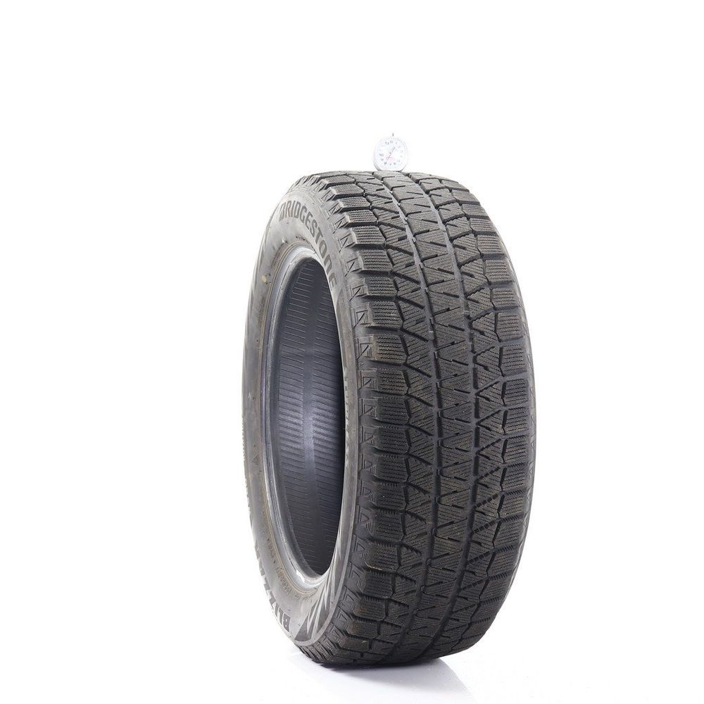 Set of (2) Used 225/55R17 Bridgestone Blizzak WS80 97H - 8-8.5/32 - Image 1