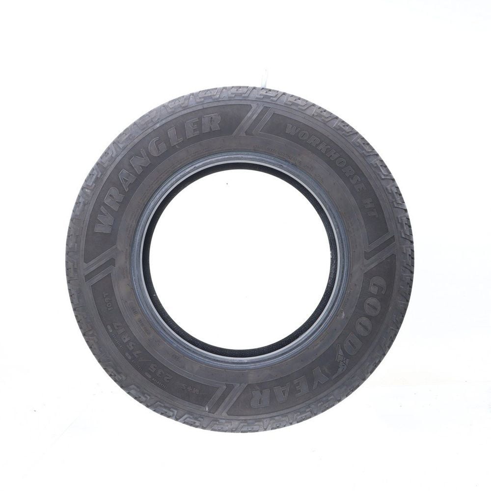 Set of (2) Used 235/75R17 Goodyear Wrangler Workhorse HT 109T - 6/32 - Image 3