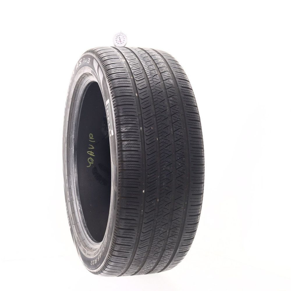 Set of (2) Used 285/45R22 Pirelli Scorpion AS Plus 3 114H - 6.5-7/32 - Image 1