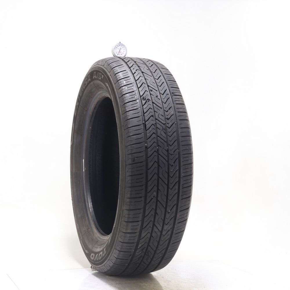 Set of (2) Used 225/60R18 Toyo Extensa A/S II 100H - 7.5-8/32 - Image 1