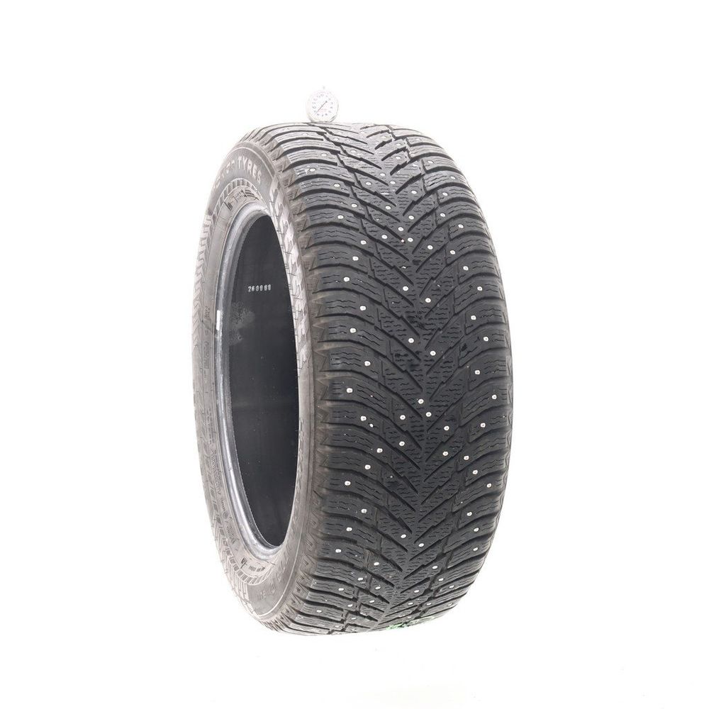 Set of (2) Used 275/50R20 Nokian Hakkapeliitta 10 SUV Studded 113T - 8.5-9/32 - Image 1