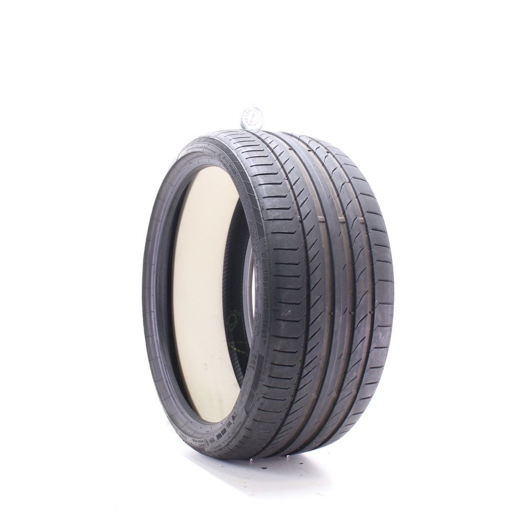 Set of (2) Used 265/30R20 Continental ContiSportContact 5P R01 ContiSilent 94Y - 7.5-8.5/32 - Image 1