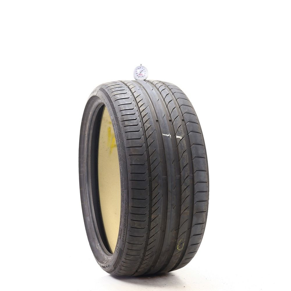 Set of (2) Used 265/30R20 Continental ContiSportContact 5P R01 ContiSilent 94Y - 7.5-8.5/32 - Image 4