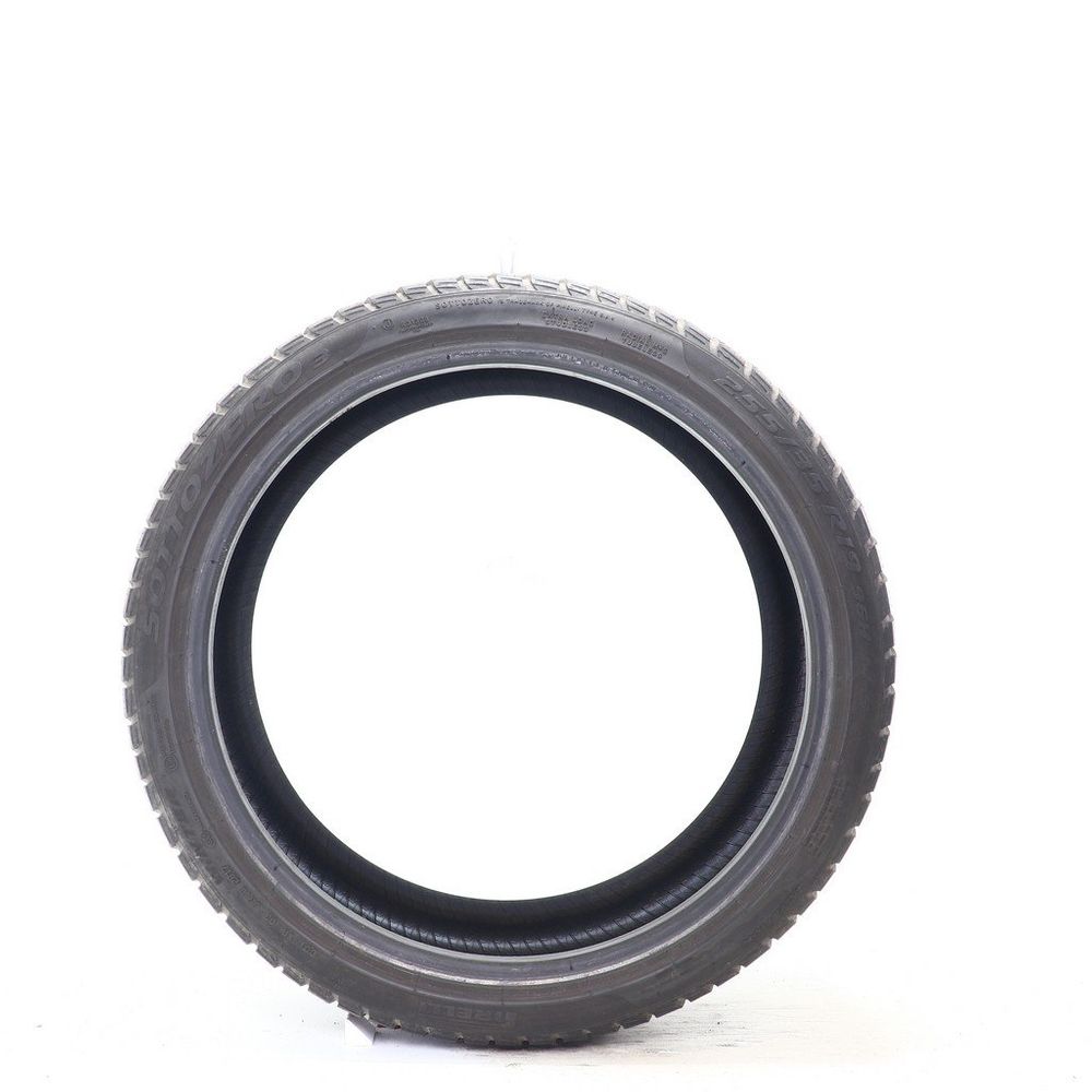 Set of (2) Used 255/35R19 Pirelli Winter Sottozero 3 J 96H - 6-7/32 - Image 3
