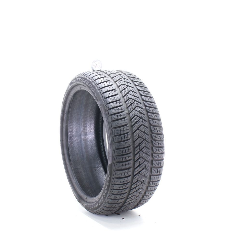 Set of (2) Used 255/35R19 Pirelli Winter Sottozero 3 J 96H - 8-8.5/32 - Image 4