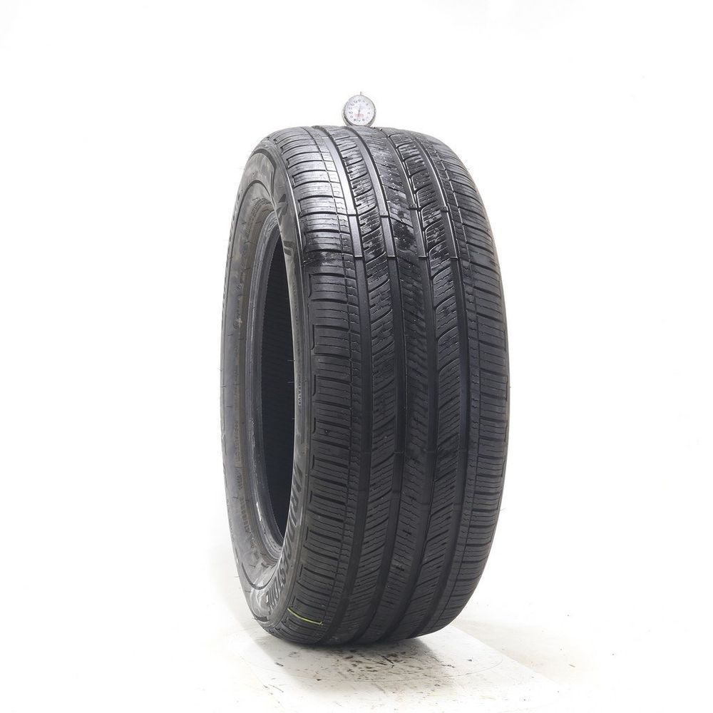 Set of (2) Used 275/55R19 Bridgestone Alenza Sport A/S RFT MOE 111H - 7.5/32 - Image 1