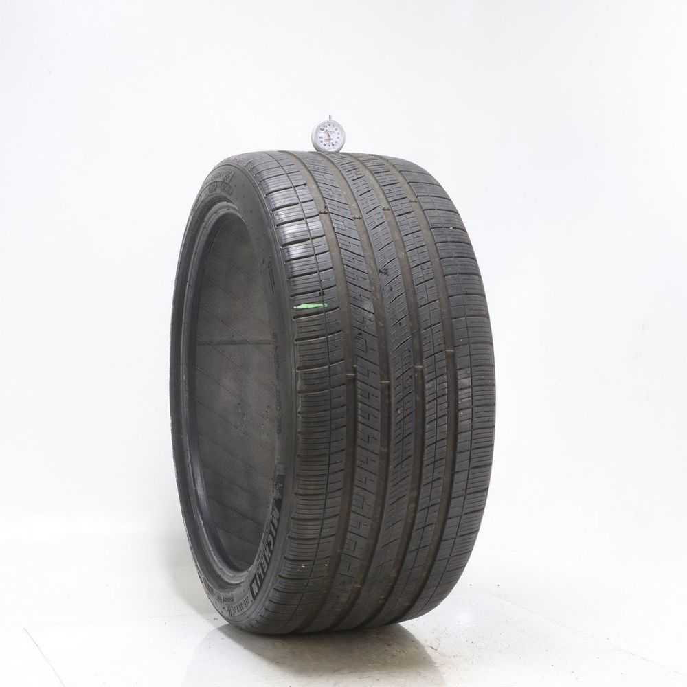 Set of (2) Used 295/35R21 Michelin Pilot Sport All Season 4 NEO 103V - 5-6/32 - Image 4