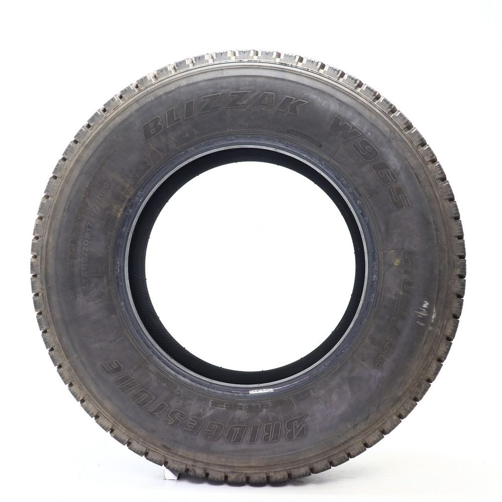 Set of (2) Used LT 265/70R17 Bridgestone Blizzak W965 121/118Q E - 15/32 - Image 3