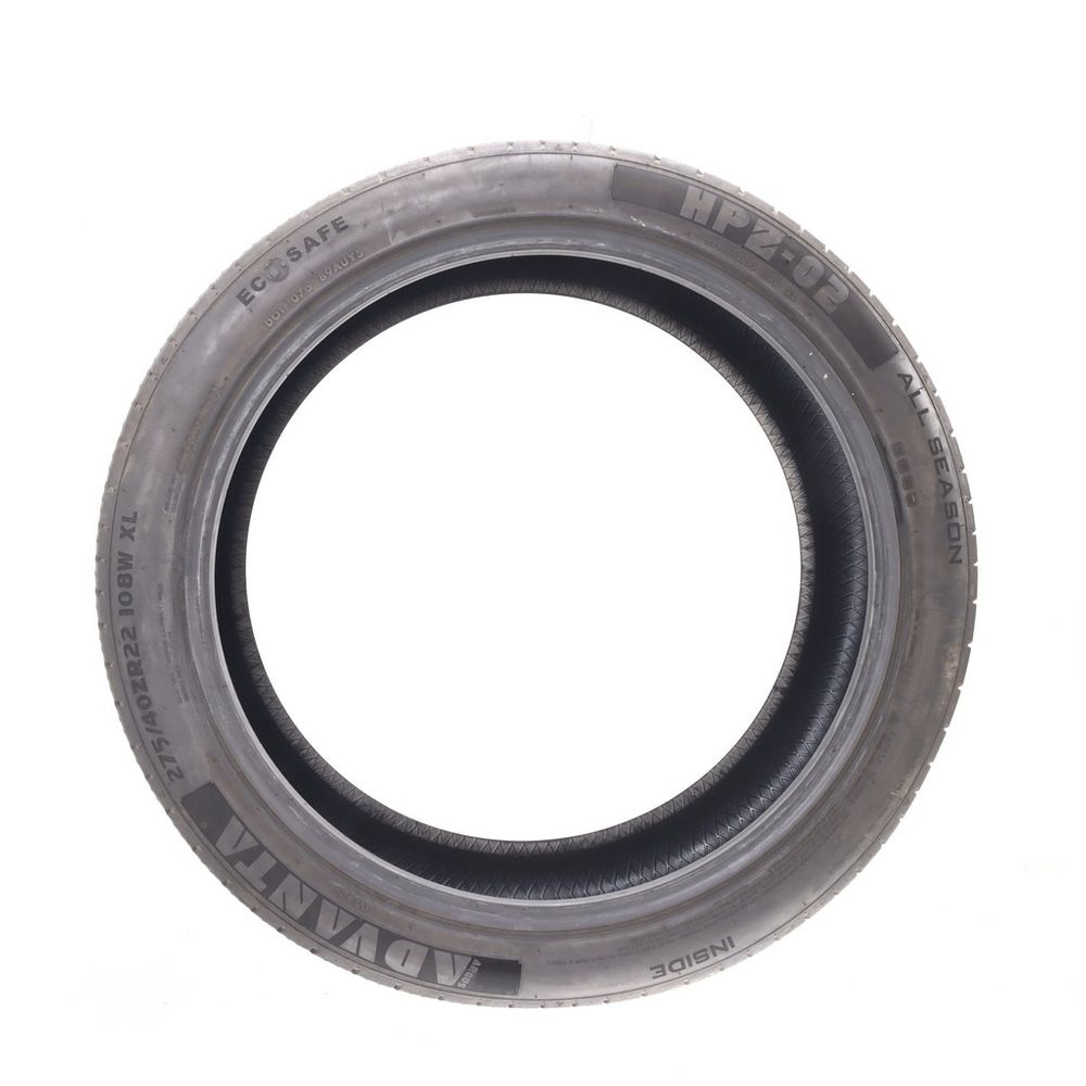 Set of (2) Used 275/40ZR22 Advanta HP Z-02 108W - 8.5-9/32 - Image 3