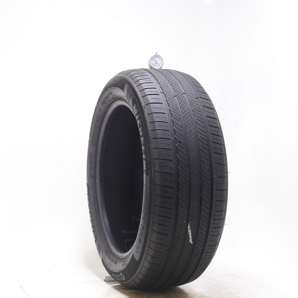 Set of (4) Used 235/55R19 Michelin Primacy Tour A/S GOE 105W - 5-6/32 - Image 1