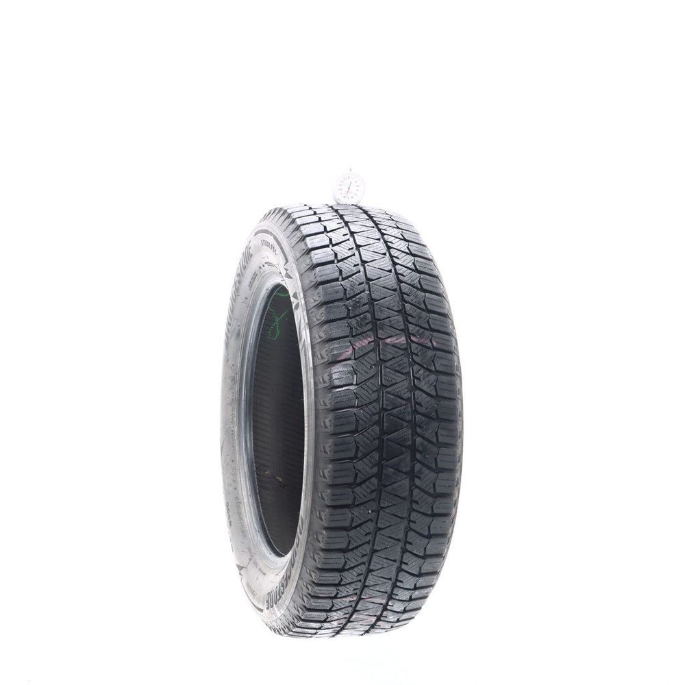 Set of (2) Used 205/60R16 Bridgestone Blizzak WS90 Studless 92H - 7.5/32 - Image 1