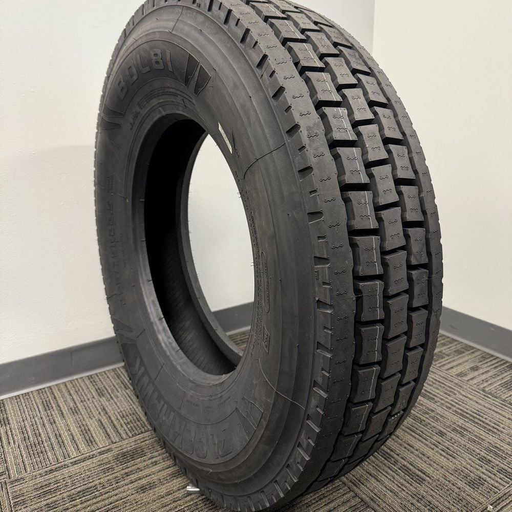 Set of (4) New 295/75R22.5 Blackhawk BDL81 FST 14PR 144/141L - Image 1