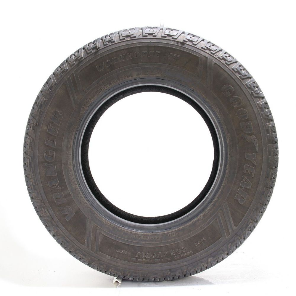 Set of (2) Used 265/70R17 Goodyear Wrangler Workhorse HT 115T - 10-11.5/32 - Image 3