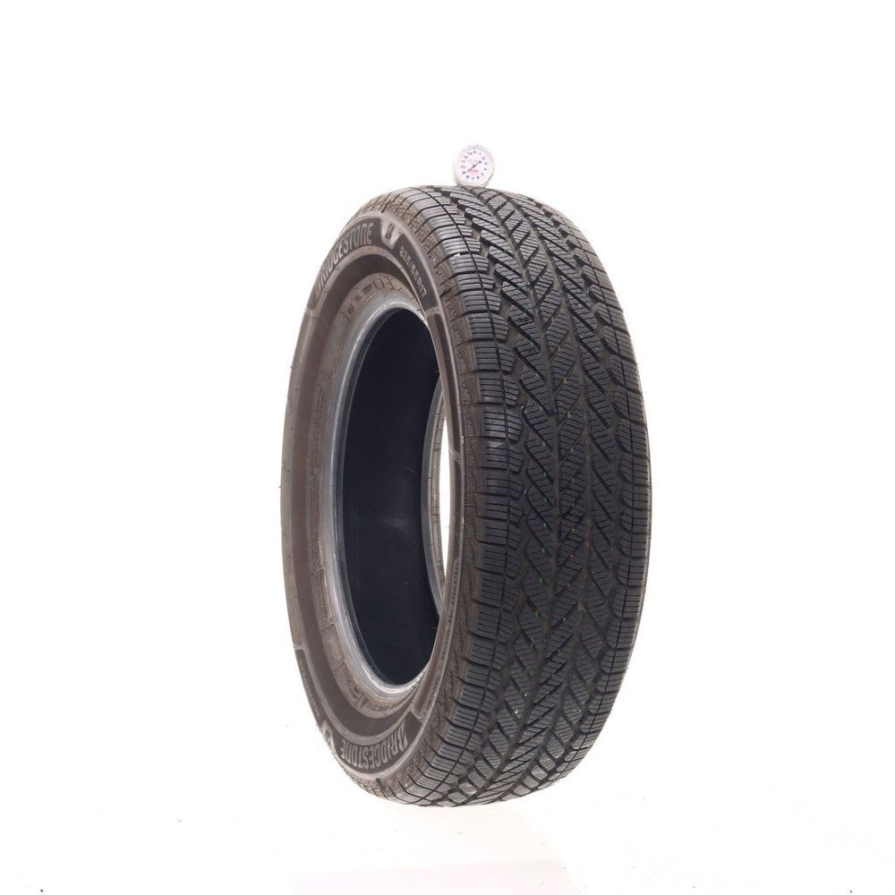 Set of (2) Used 225/65R17 Bridgestone WeatherPeak 102H - 8.5-9/32 - Image 1
