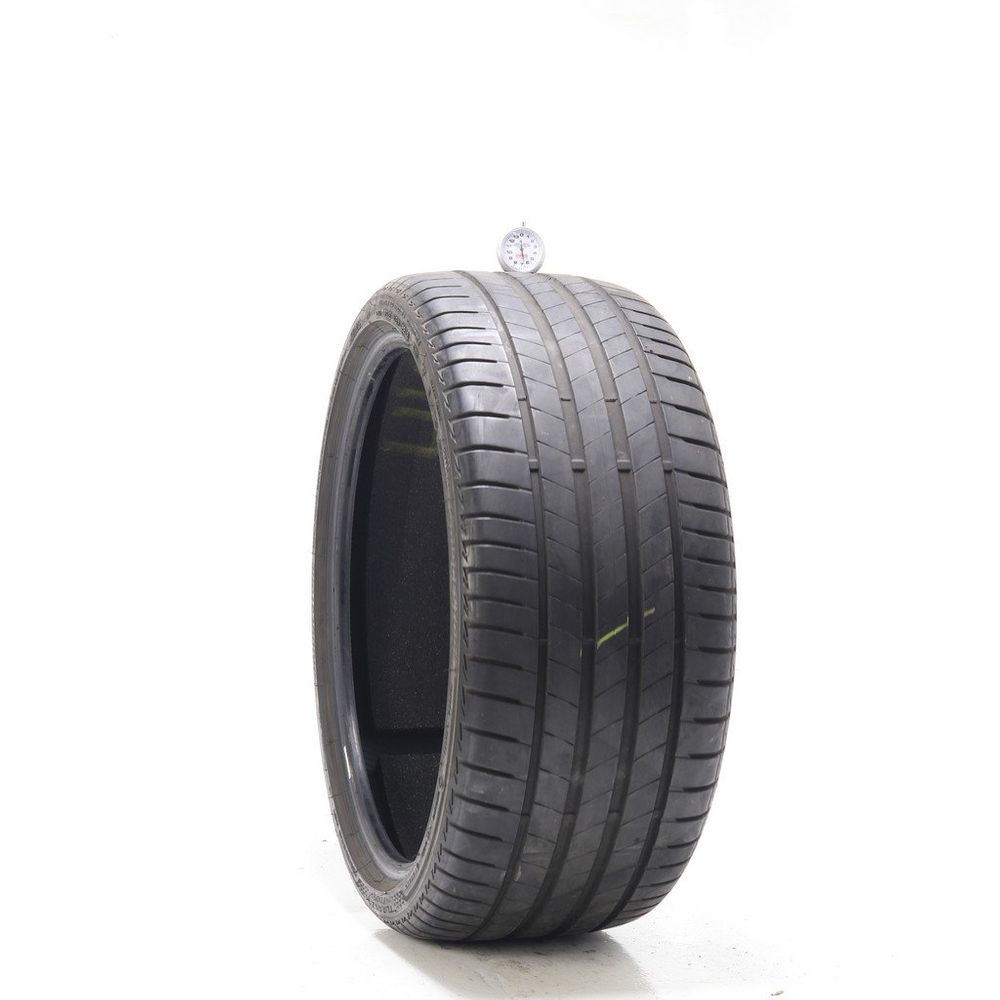 Set of (2) Used 255/35R21 Bridgestone Turanza T005 AO B-Silent 98Y - 6.5-7.5/32 - Image 1