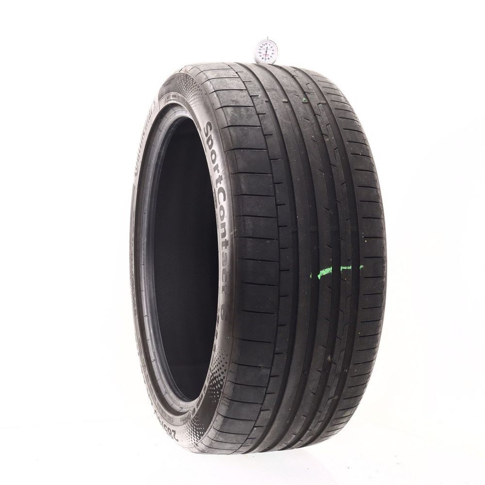 Used 285/40ZR22 Continental SportContact 6 MO 110Y - 7/32 - Image 1