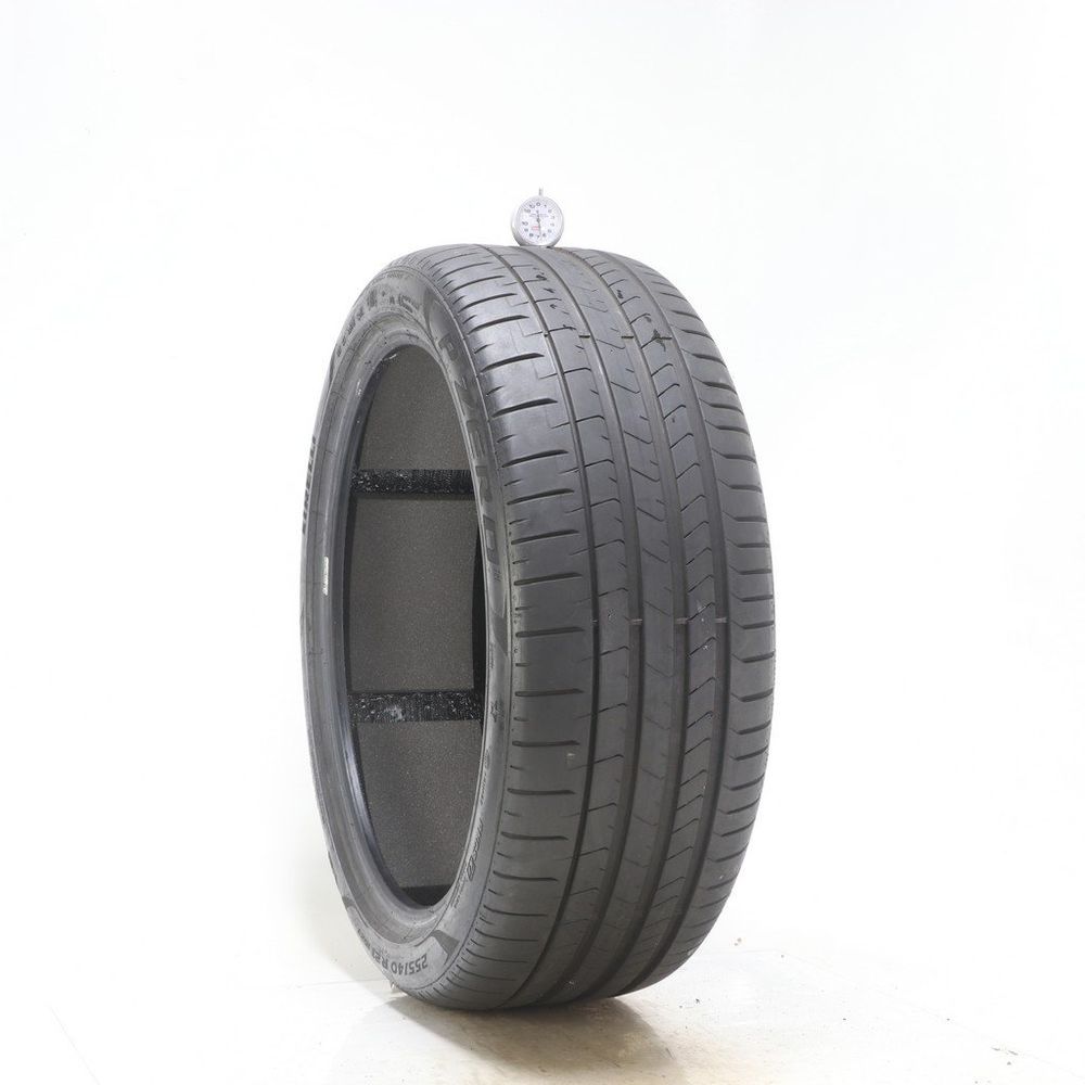 Set of (2) Used 255/40R21 Pirelli P Zero PNCS PZ4 Seal Inside 102Y - 6.5-7/32 - Image 1