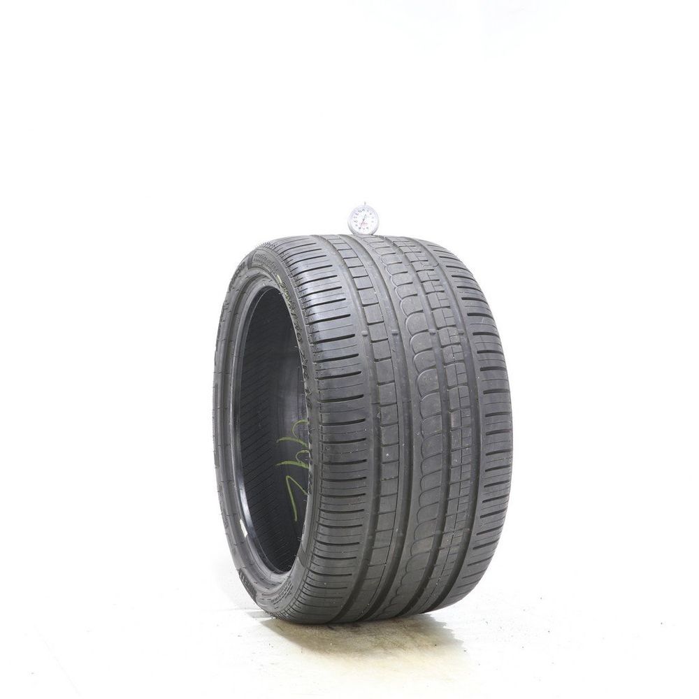 Set of (2) Used 295/30ZR18 Pirelli P Zero Rosso N4 98Y - 7.5/32 - Image 1