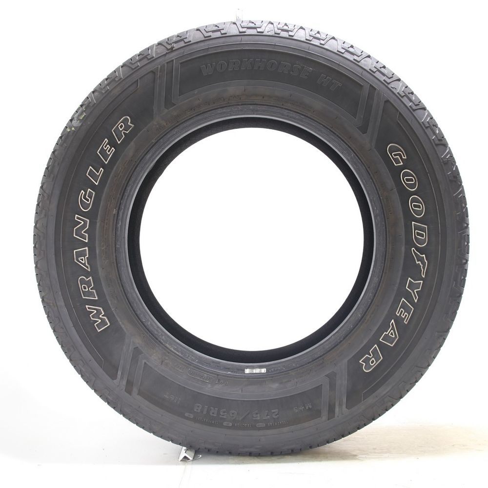 Set of (2) Used 275/65R18 Goodyear Wrangler Workhorse HT 116T - 8.5-9/32 - Image 3