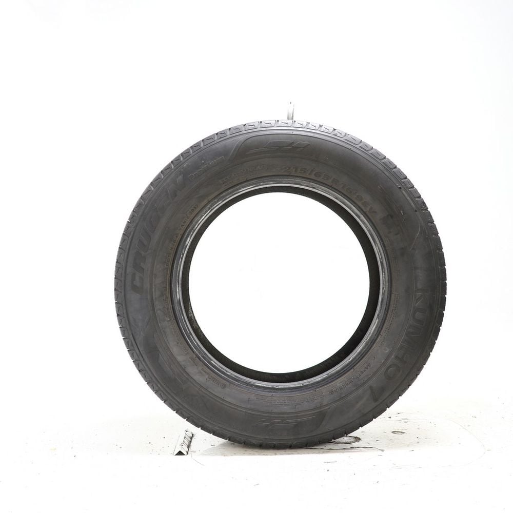 Set of (4) Used 215/65R16 Kumho Crugen Premium 98V - 7-8/32 - Image 3