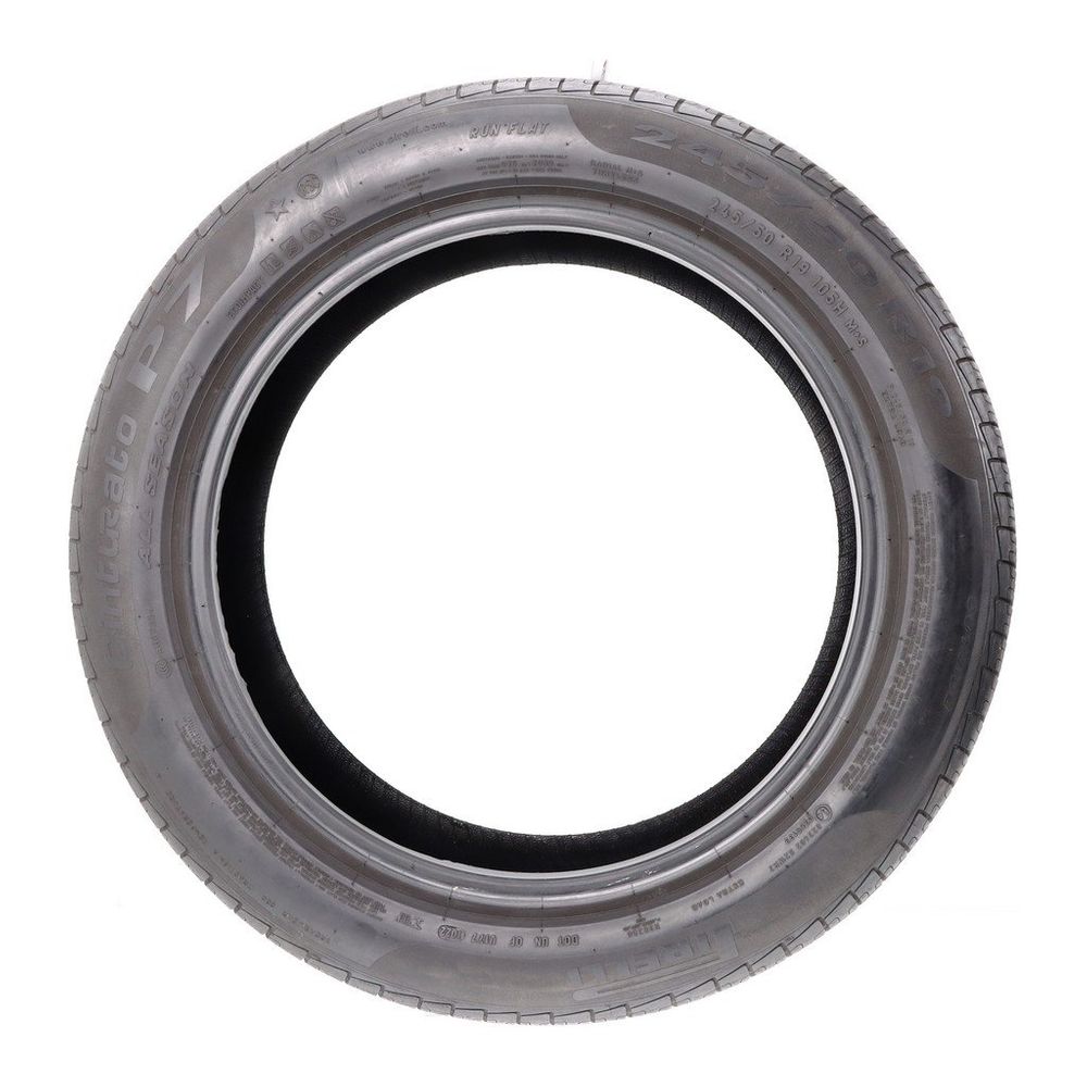 Set of (4) Used 245/50R19 Pirelli Cinturato P7 Run Flat 105H - 7-7.5/32 - Image 3