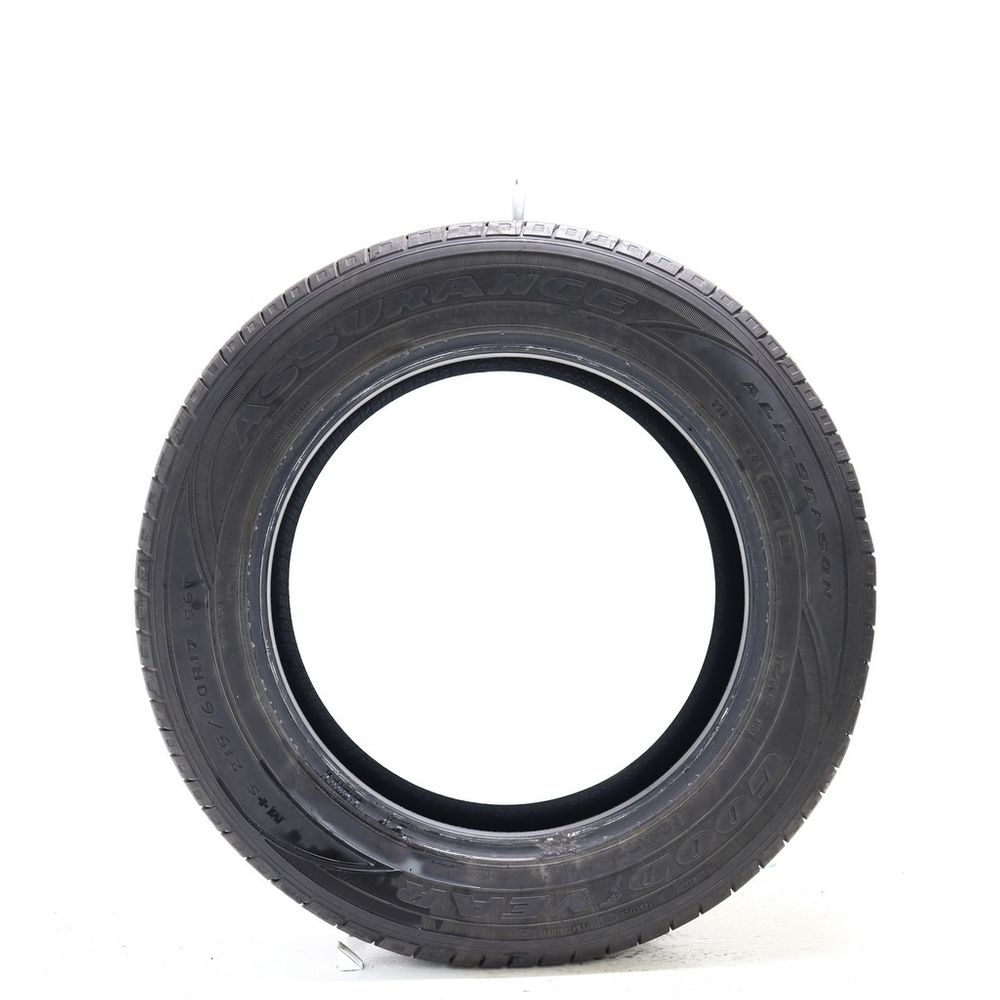 Set of (2) Used 215/60R17 Goodyear Assurance All-Season 96T - 6.5-7.5/32 - Image 3